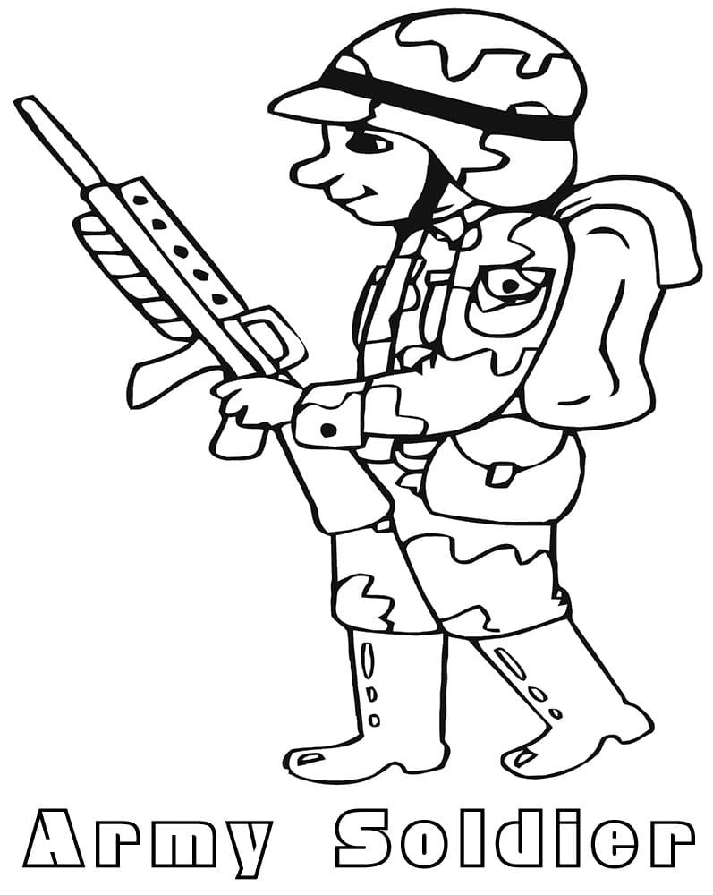 Soldiers Coloring Pages Printable for Free Download