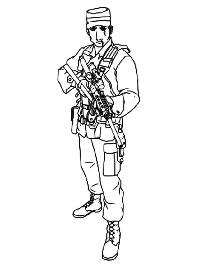 Soldiers Coloring Pages Printable for Free Download