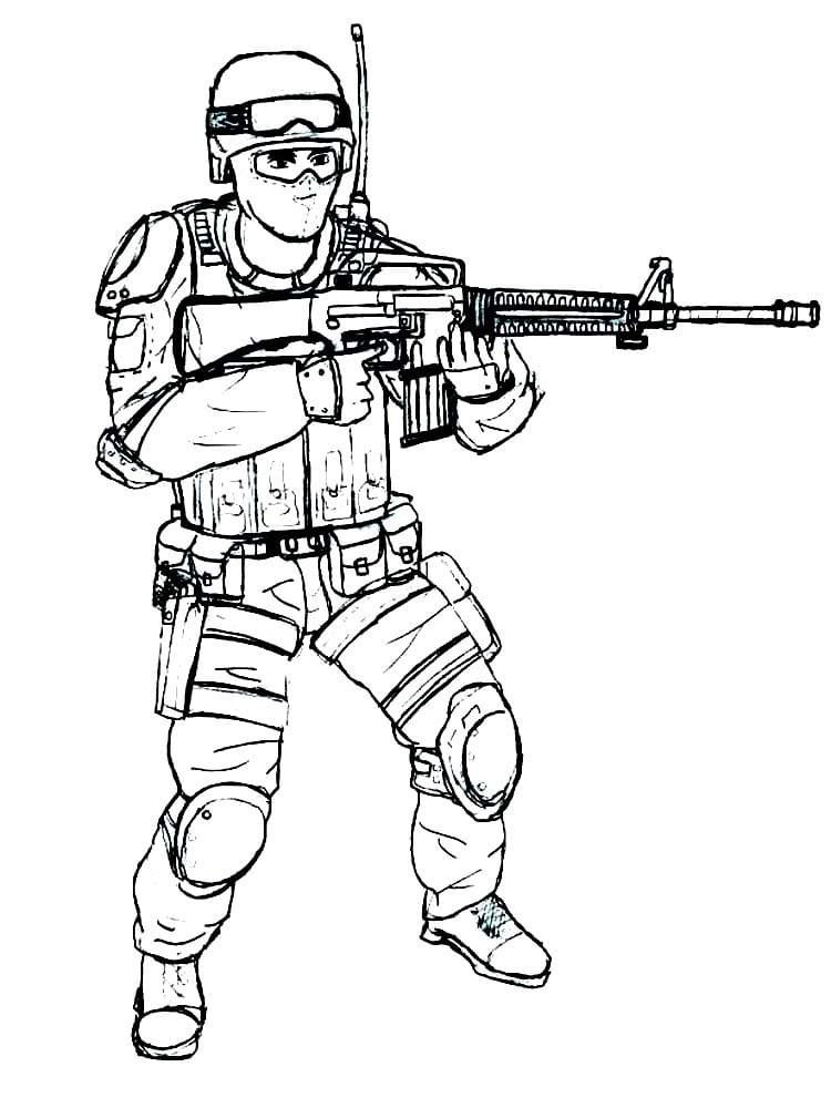 Soldiers Coloring Pages Printable for Free Download