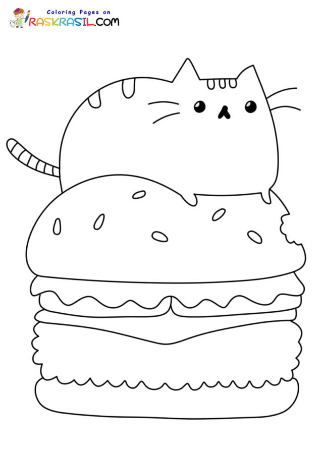 Hamburger Coloring Pages Printable for Free Download