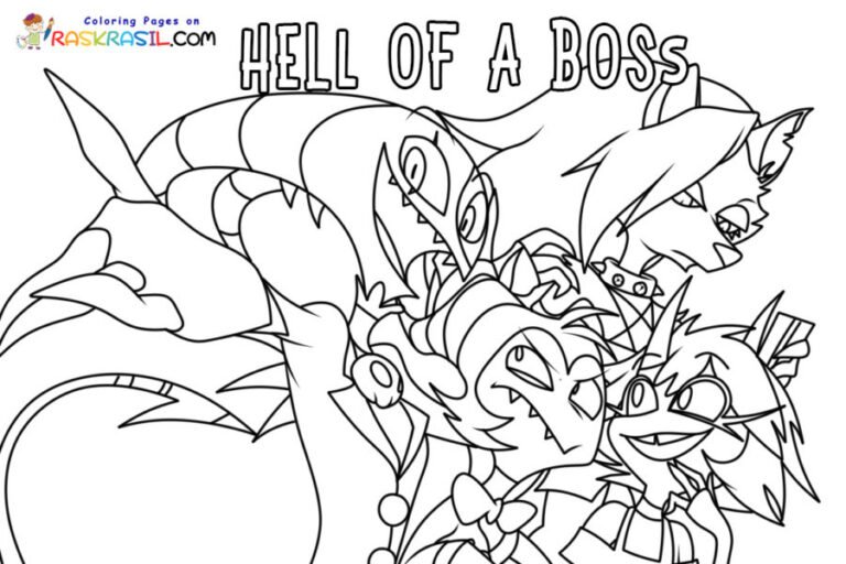 Helluva Boss Coloring Pages Printable for Free Download