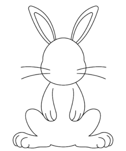 Bunny Templates Coloring Pages Printable for Free Download