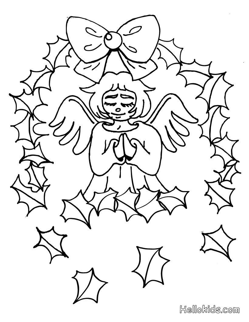 Angel Gabriel Coloring Pages Printable for Free Download