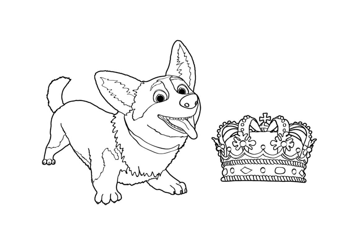 Corgi Coloring Pages Printable for Free Download