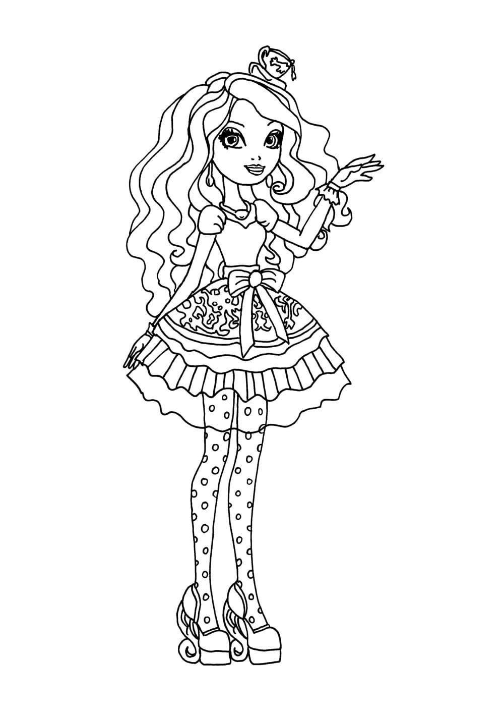 Ever After High Coloring Pages Printable for Free Download