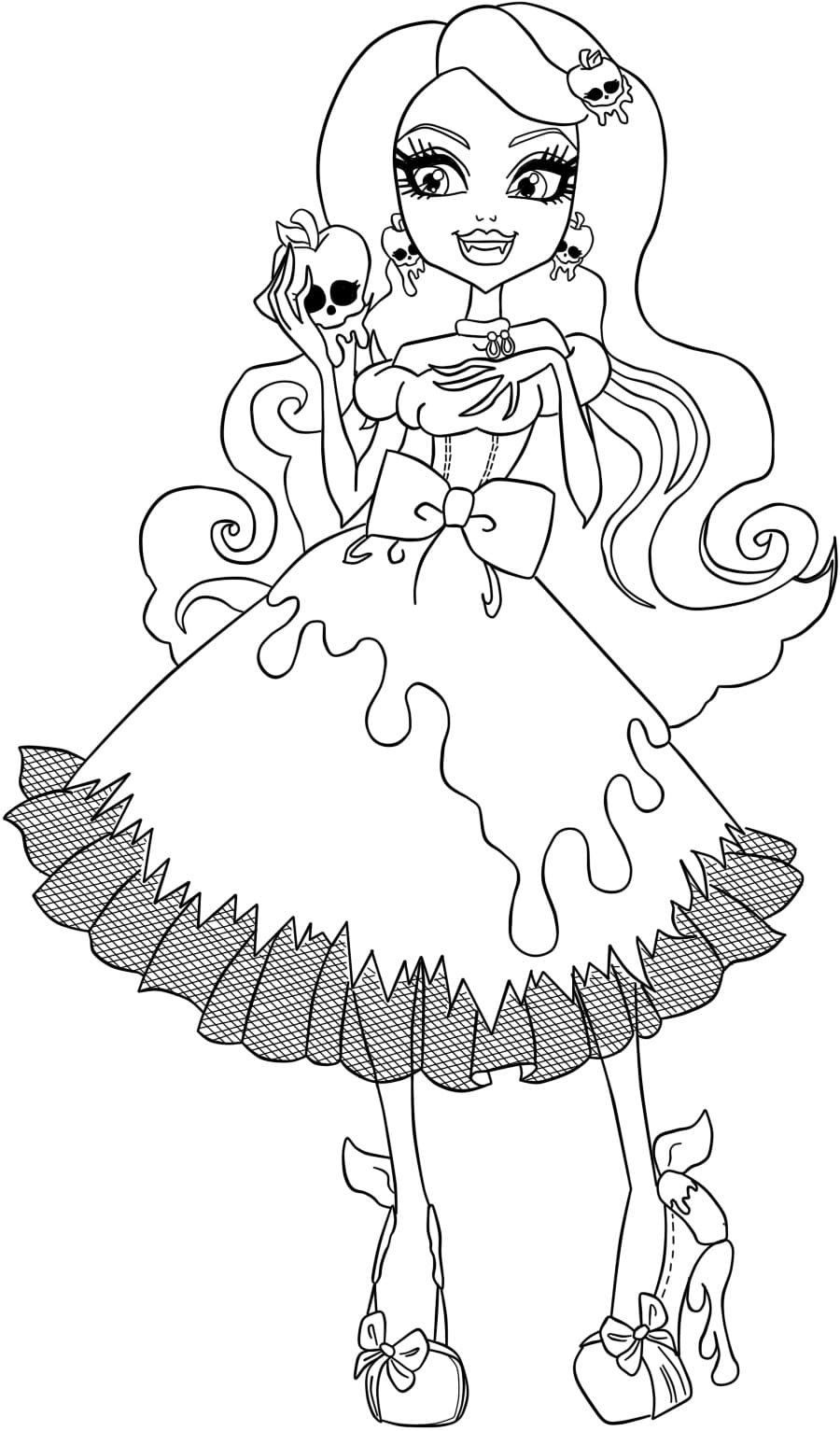 Ever After High Coloring Pages Printable for Free Download