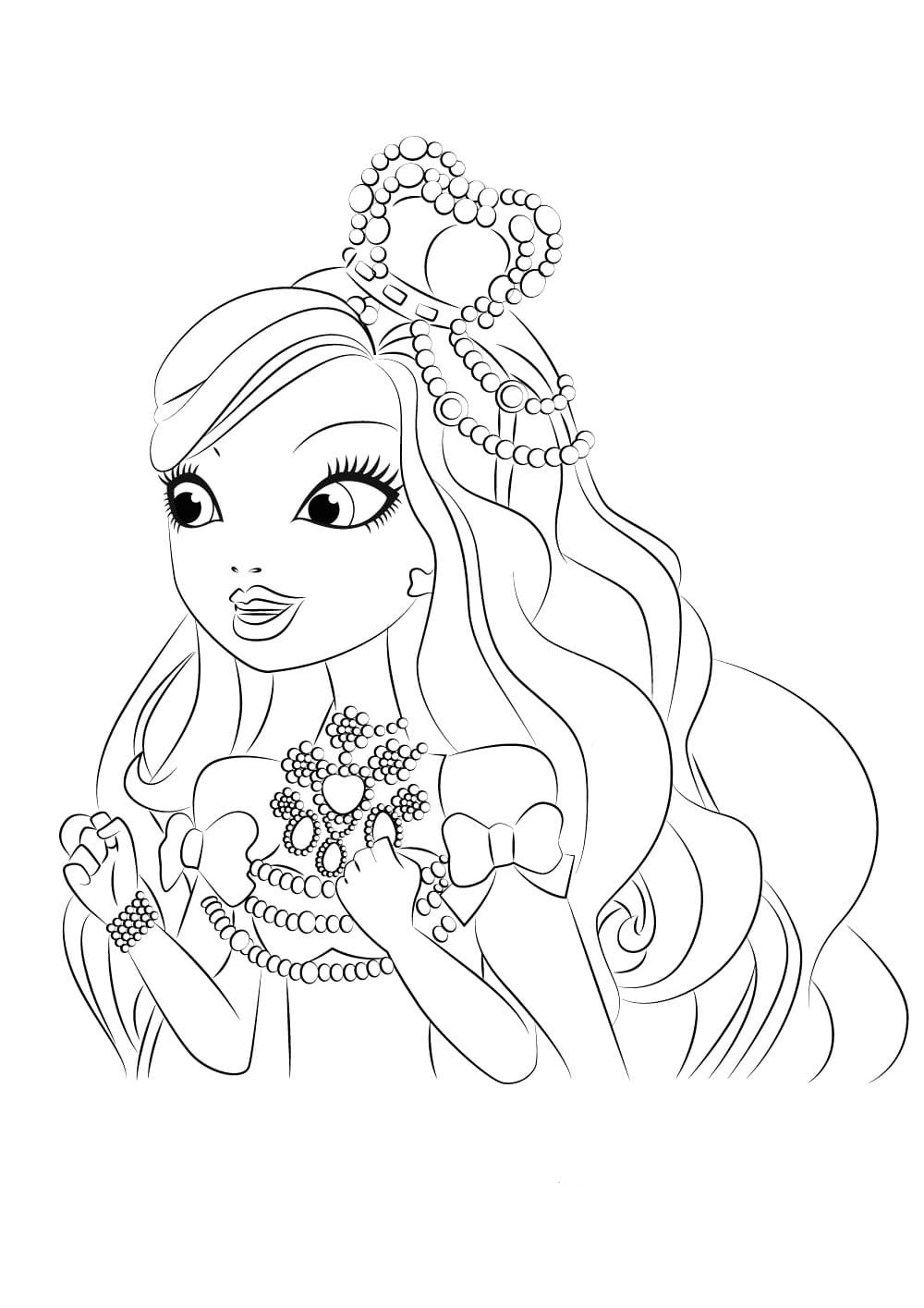 Ever After High Coloring Pages Printable for Free Download