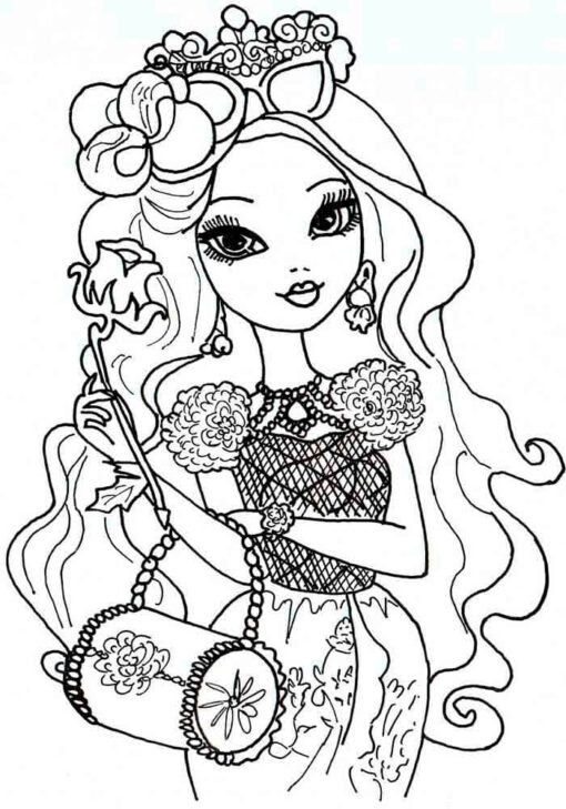 Ever After High Coloring Pages Printable for Free Download