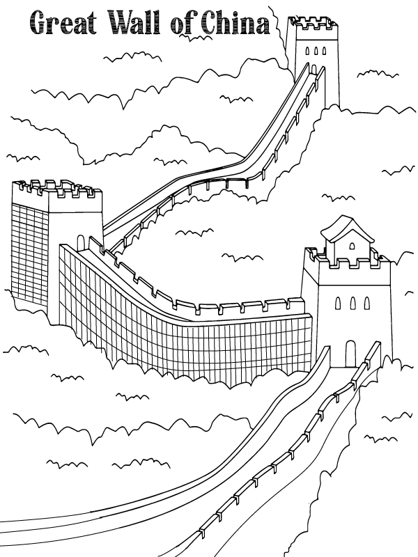 Wonders of the World Coloring Pages Printable for Free Download