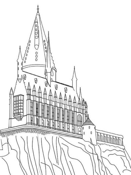 Hogwarts Coloring Pages Printable For Free Download