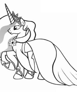 Princess Celestia Coloring Pages Printable for Free Download