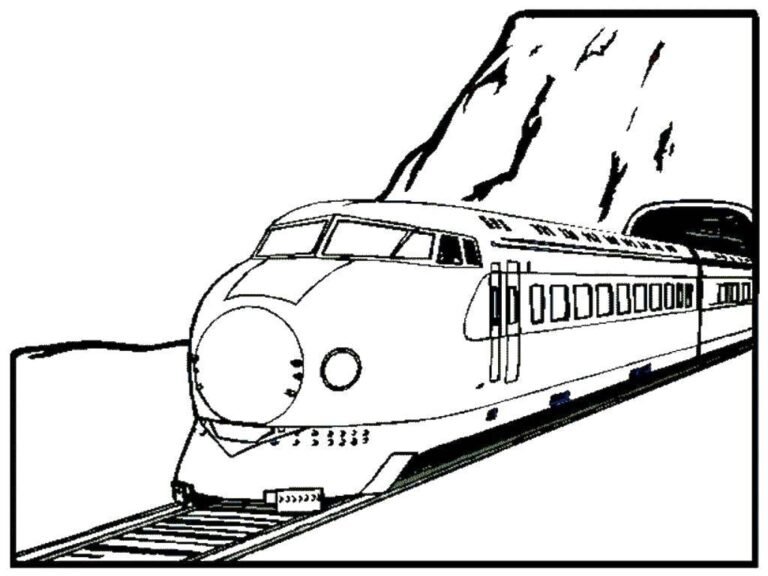 Tunnel Coloring Pages Printable for Free Download